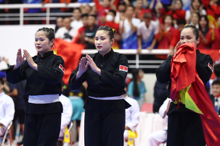 Người đẹp thể thao Việt Nam vui sướng bật khóc khi giành HCV SEA Games 31 - 4