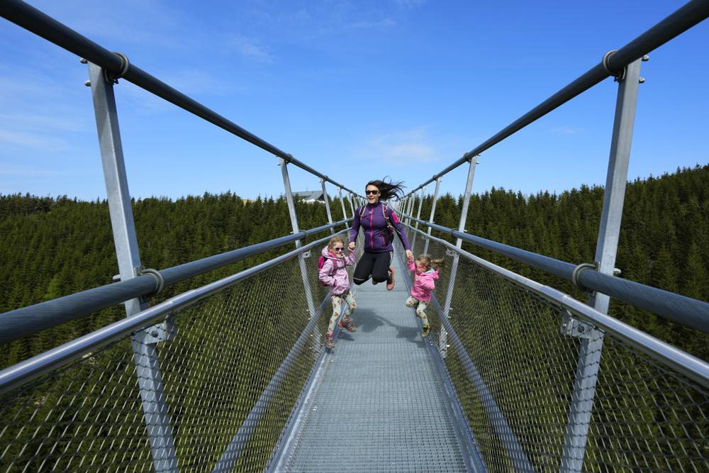 Khánh thành cây cầu treo đi bộ dài nhất thế giới ở Cộng hòa Séc - 4