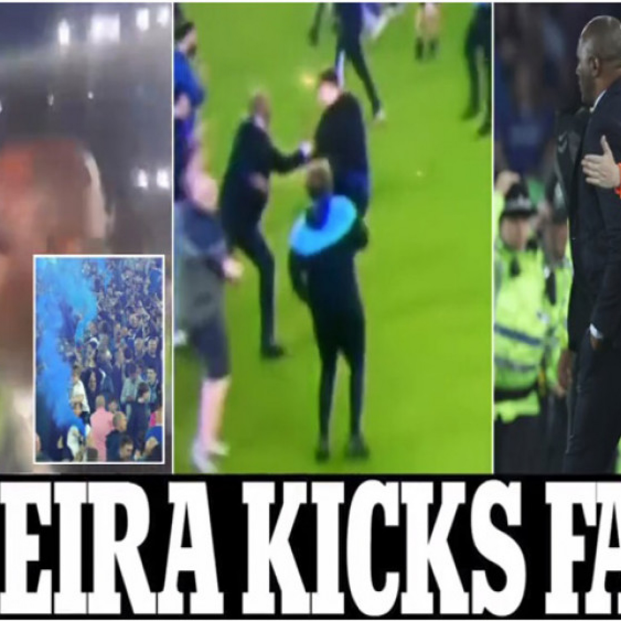 Ngỡ ngàng HLV Patrick Vieira tung đòn với CĐV Everton ngay trên sân