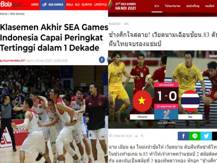 Báo chí Đông Nam Á ”mổ xẻ” sau SEA Games 31, người Thái tiếc vì bóng đá
