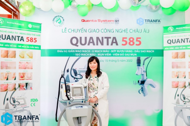 Phòng khám da liễu Bác sĩ Hảo Đà Lạt đầu tư công nghệ Quanta 585 châu Âu trong điều trị mạch máu - 2