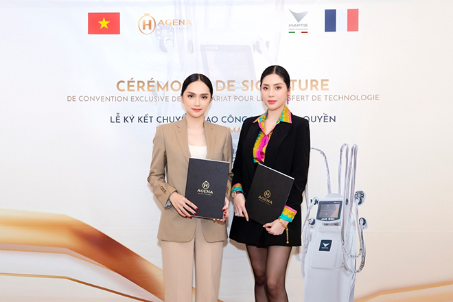 Tô Diệp Hà, Hương Giang ký kết chuyển giao công nghệ giảm béo từ châu Âu - 6