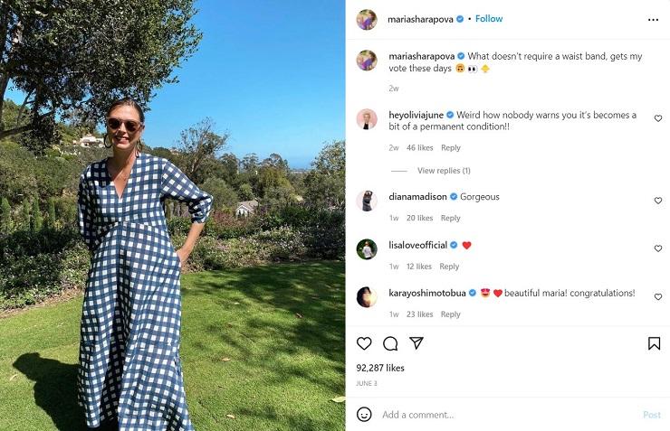 &#34;Búp bê&#34; Sharapova rạng rỡ khoe bụng bầu, trở lại top 100 phụ nữ giàu nhất thế giới - 1