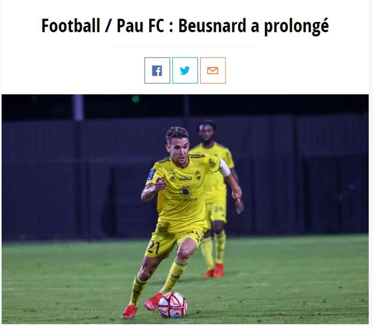 Đối thủ cạnh tranh của Quang Hải được Pau FC gia hạn hợp đồng - 2