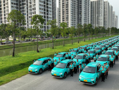 Taxi điện của tỷ phú Phạm Nhật Vượng chính thức có mặt tại TP.HCM