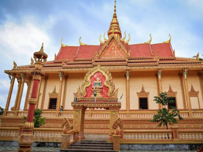 Giải trí - Chiêm ngưỡng vẻ đẹp ấn tượng của ngôi chùa kiến trúc Khmer ở Bạc Liêu