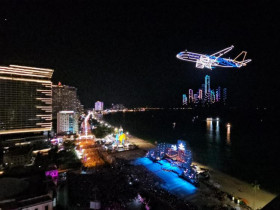  - 1.653 drone thắp sáng lễ khai mạc Festival Biển Nha Trang - Khánh Hòa 2023