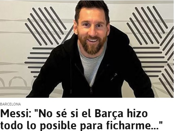 Messi chọn tới Inter Miami thay vì Barcelona: Báo Tây Ban Nha chỉ trích chủ tịch Laporta - 2