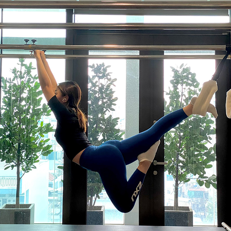 Cô giáo Yoga xinh đẹp Kim Kapie vòng ba 96 cm, vừa mê vừa sợ chạy bộ - 8