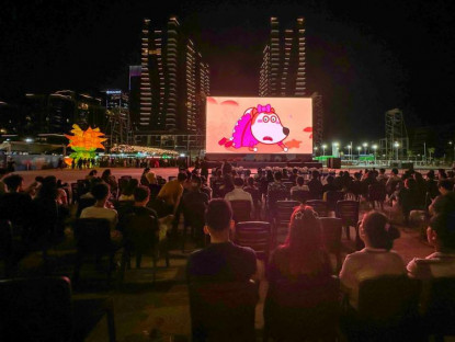 Giải trí - Thú vị rạp chiếu phim ngoài trời ngay giữa trung tâm Sài Gòn