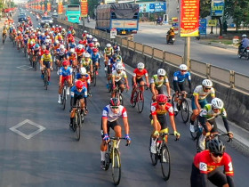 Thể thao - Đoàn  đua xe đạp toàn quốc tranh Cúp Truyền hình TPHCM - Non sông liền một dải qua Quảng Ngãi