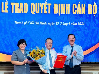  - Ông Võ Ngọc Quốc Thuận giữ chức Giám đốc Sở Nội vụ TPHCM