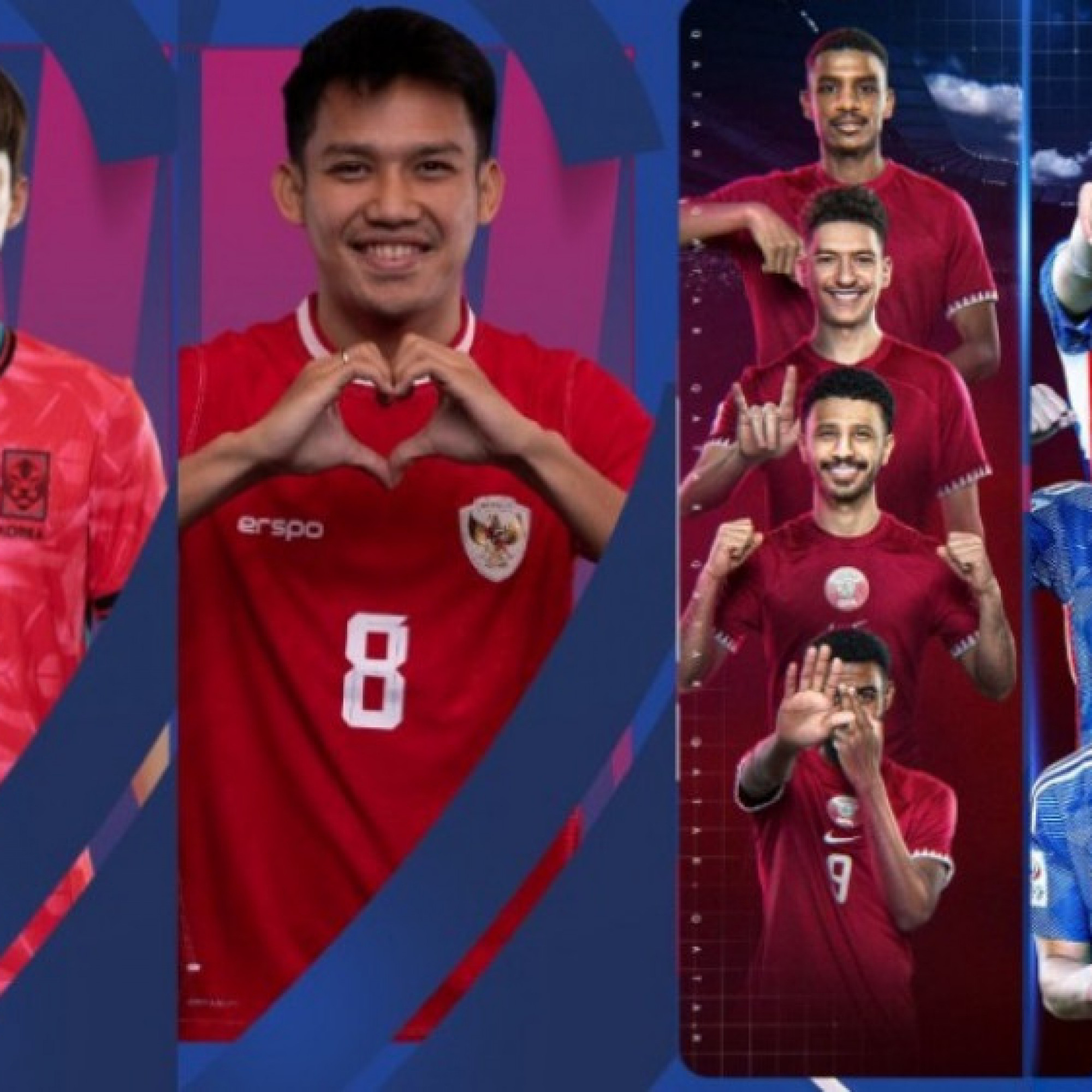  - Lộ diện 2 cặp tứ kết U23 Châu Á: Hàn Quốc đấu Indonesia, Nhật Bản đại chiến Qatar