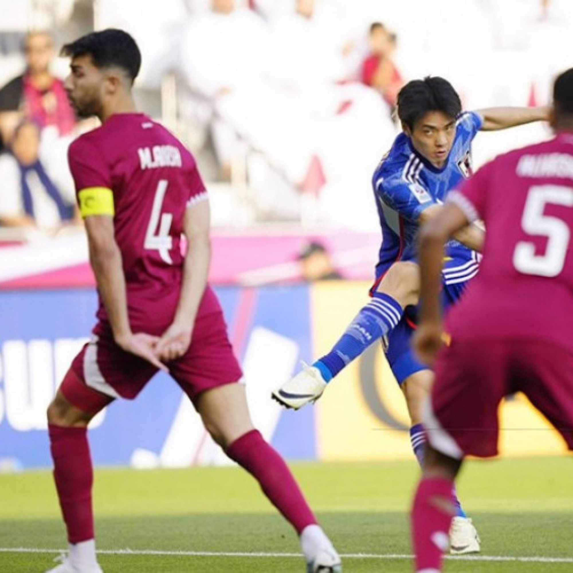  - Video bóng đá U23 Qatar - U23 Nhật Bản: Kịch tính 2 bàn, sai lầm & thẻ đỏ (U23 châu Á)