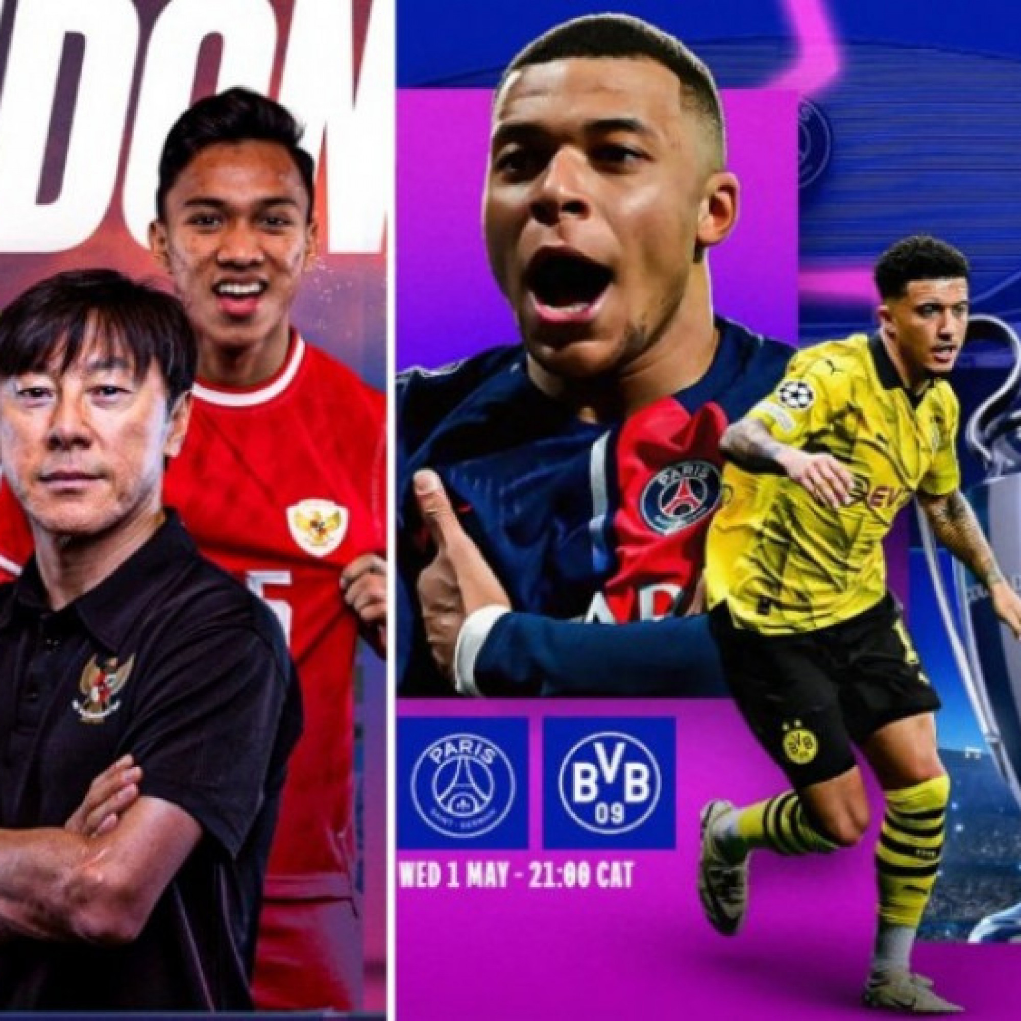  - Dortmund chờ gieo sầu PSG Cúp C1, U23 Indonesia lỡ kỳ tích châu Á như U23 Việt Nam (Clip 1 phút Bóng đá 24H)