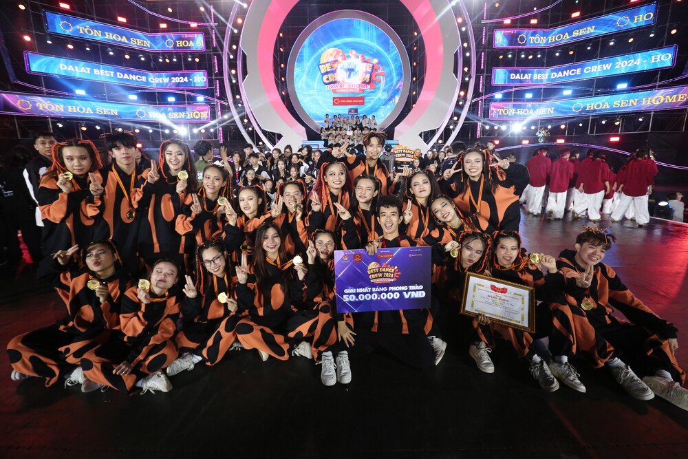 Nhóm nhảy Big Boom Dance Team xuất sắc giành giải quán quân Bảng Phong trào mở rộng Dalat Best Dance Crew 2024 – Hoa Sen Home International Cup - 11