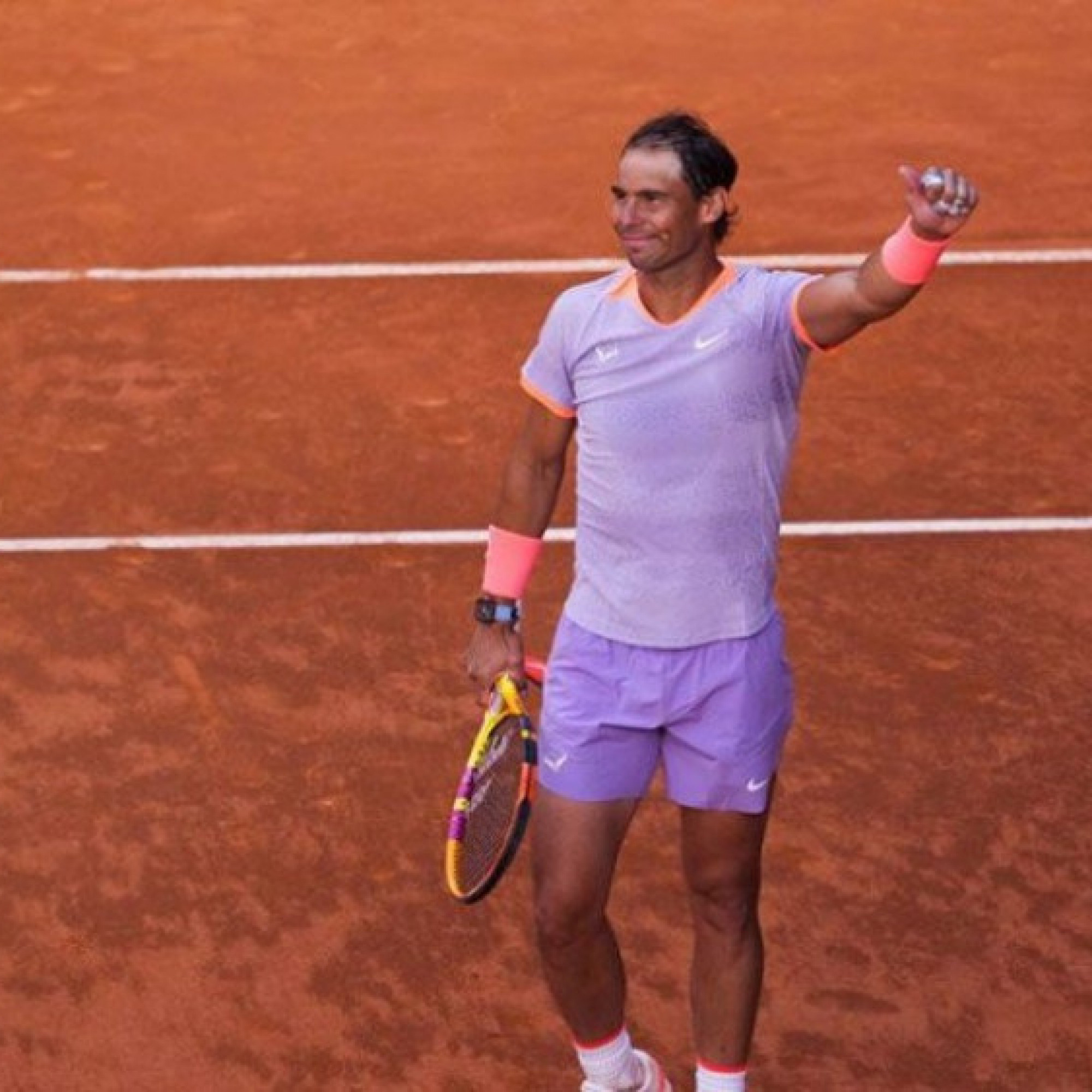 Nadal chuẩn bị đua Rome Masters, 