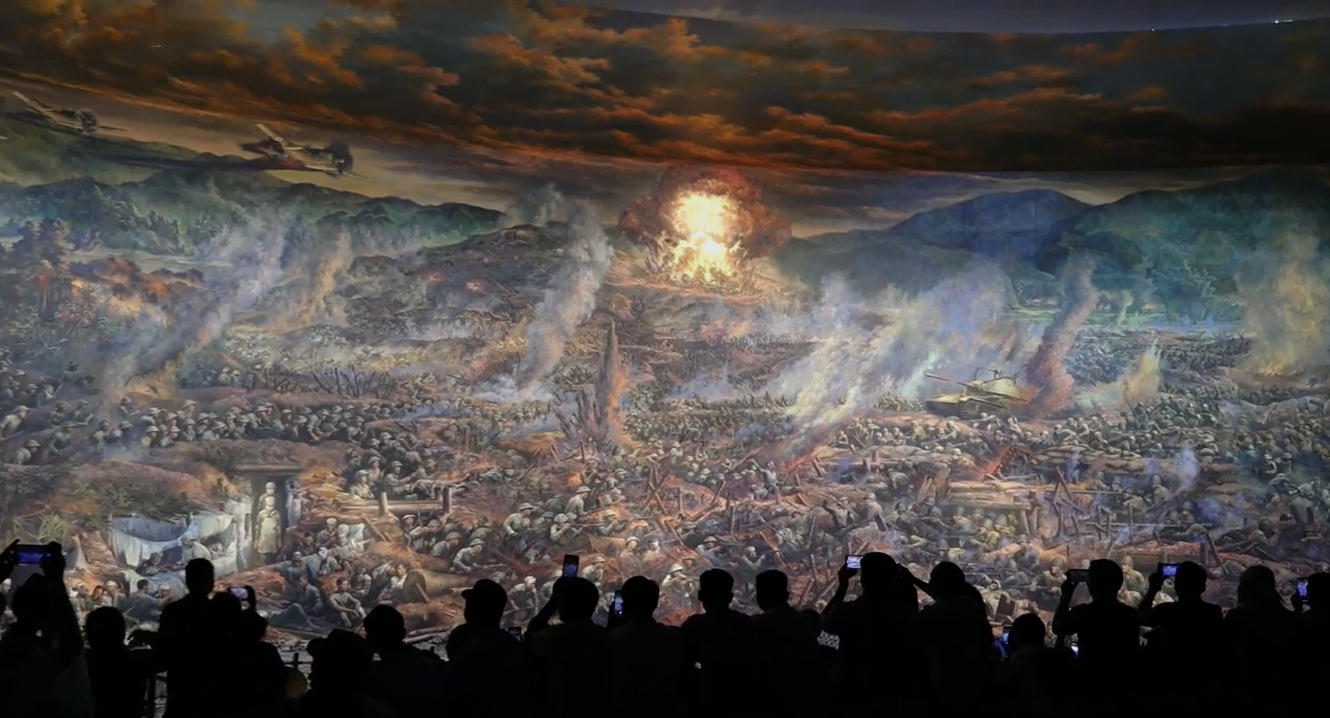 Cả trận chiến oai hùng được tái hiện trong bức tranh panorama khổng lồ - 4