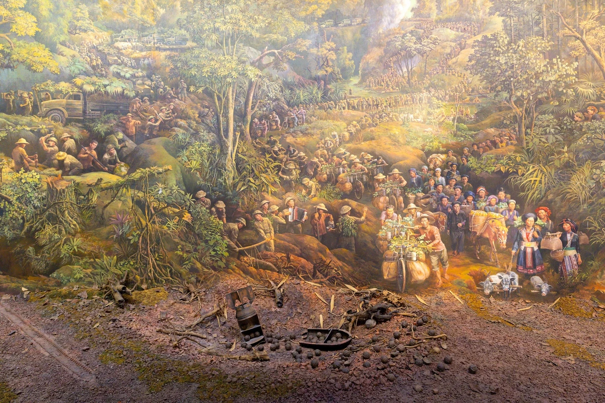 Cả trận chiến oai hùng được tái hiện trong bức tranh panorama khổng lồ - 5