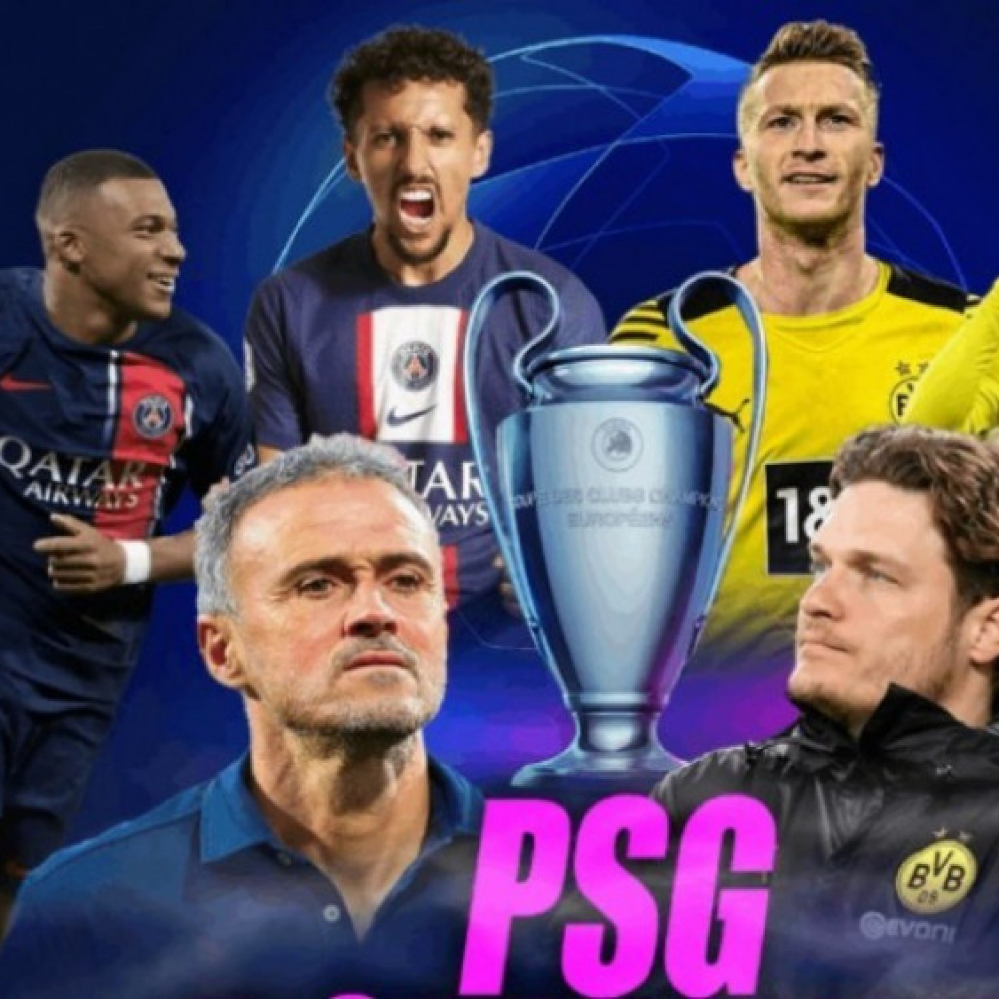  - Lịch trực tiếp bóng đá và link xem trực tiếp hôm nay: PSG đấu Dortmund xem kênh nào?