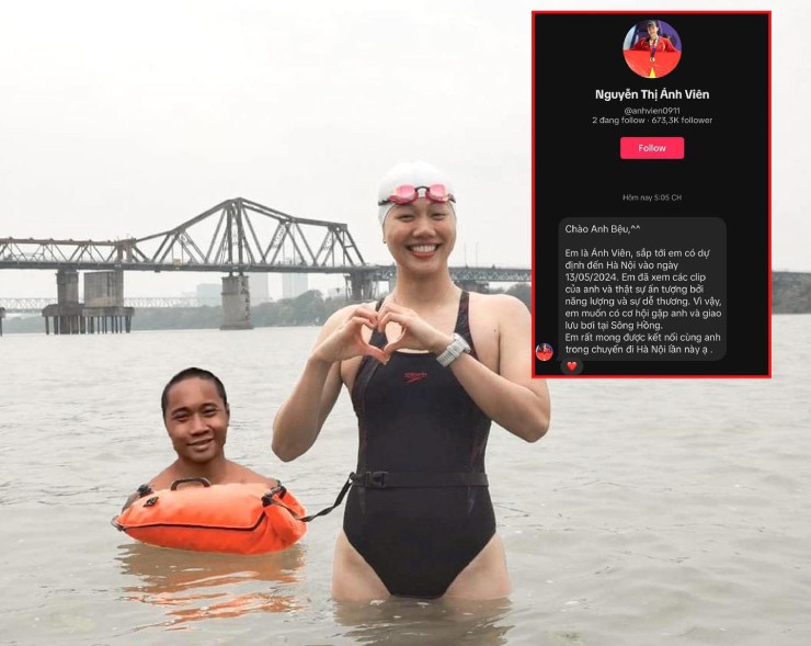 Kèo Ánh Viên thách đấu “Bệu Bé Bỏng” bơi sông Hồng: Nhận định của Khánh Barbarian - 3