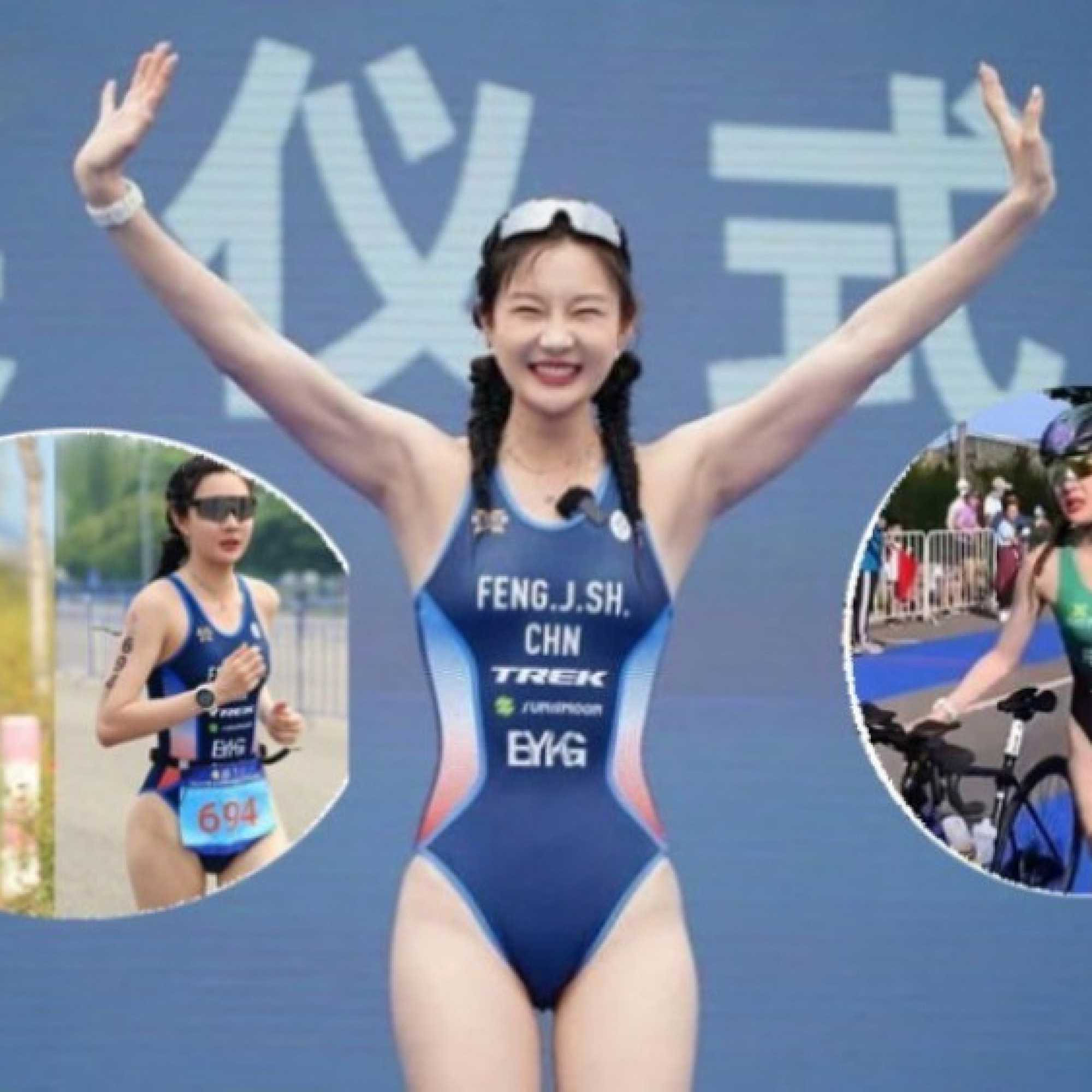  - Người đẹp Trung Quốc bị chỉ trích vì mặc bikini đua xe, lên nhận chức vô địch
