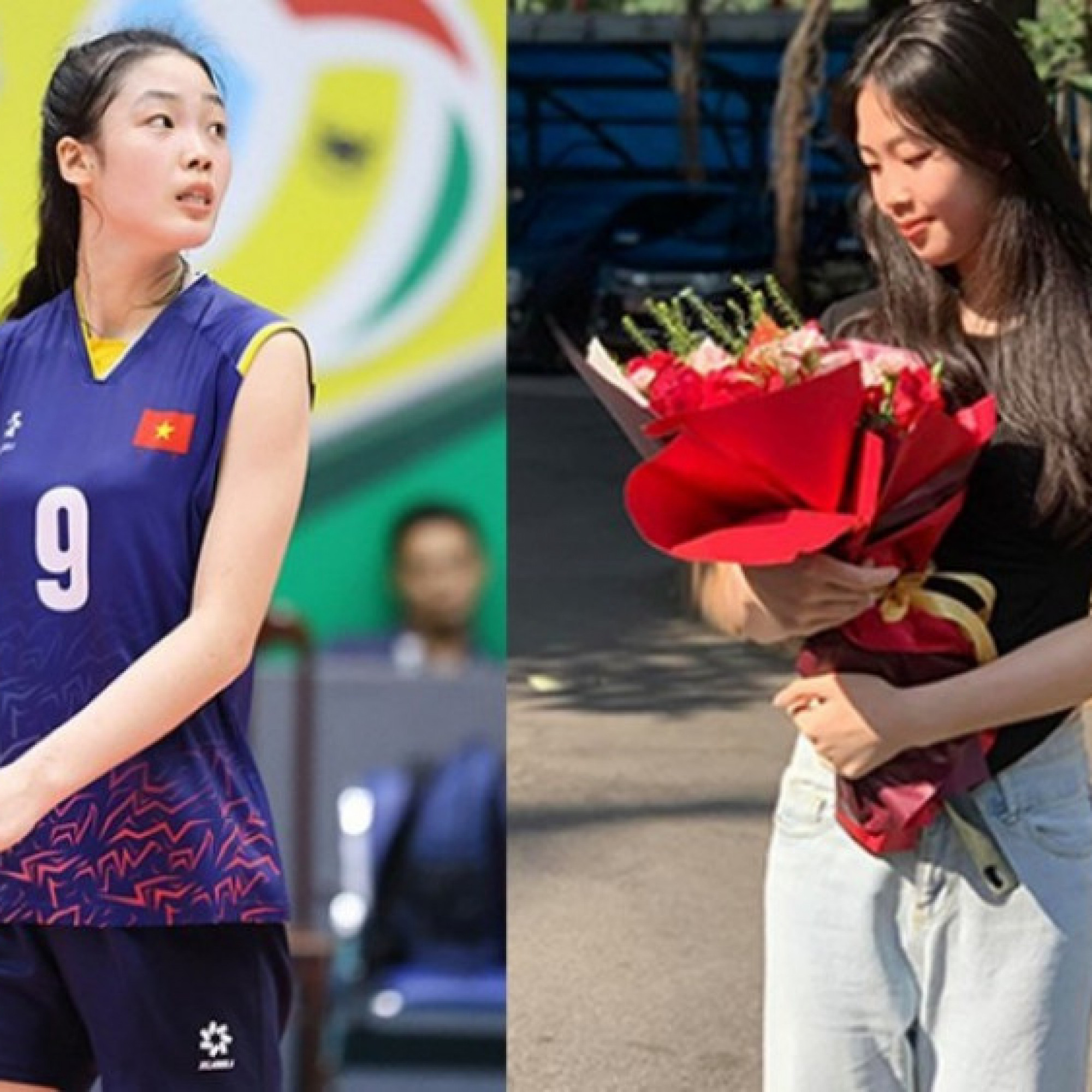  - Hot girl bóng chuyền Quỳnh Hương 1m85 đua tài với các cô gái CLB của Trung Quốc