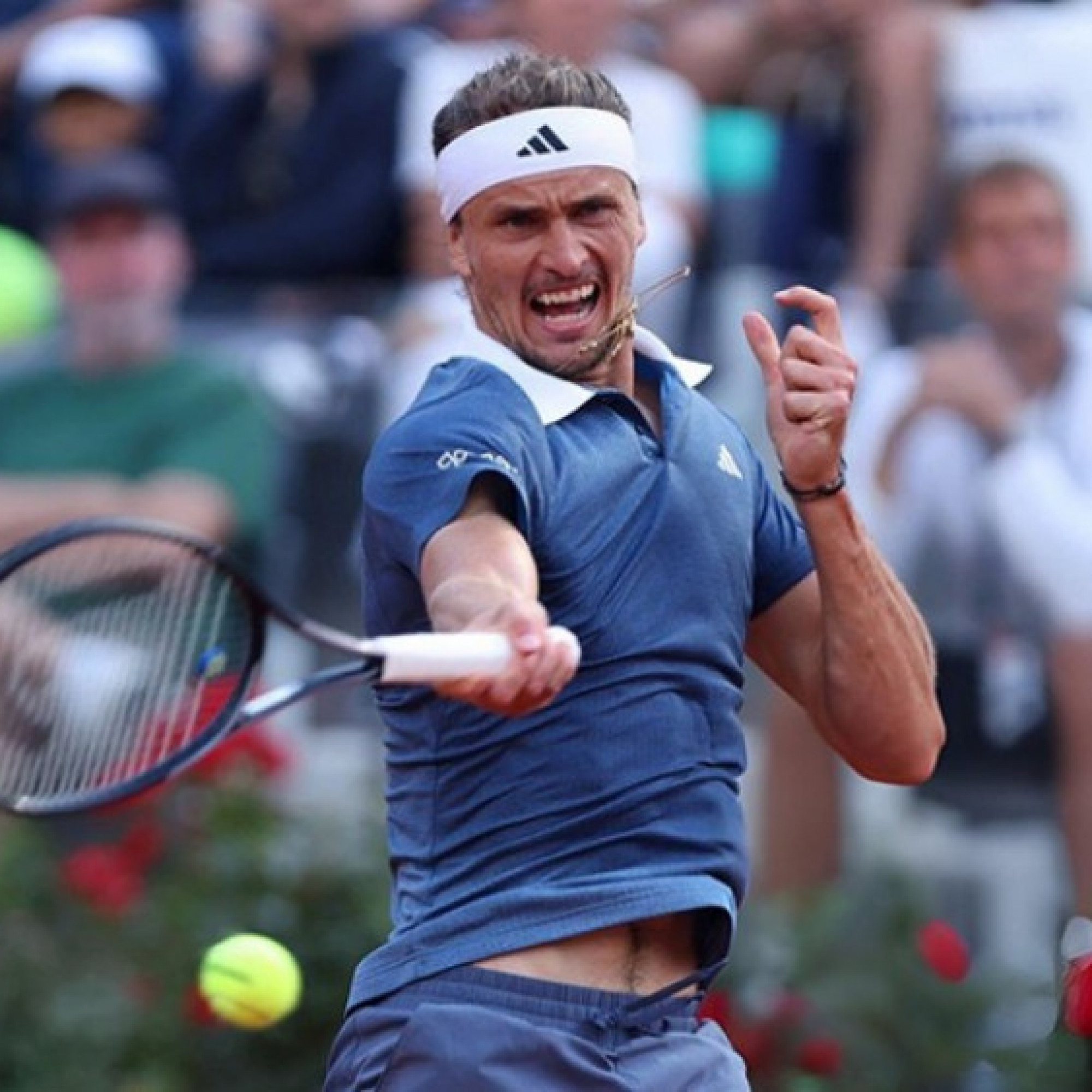  - Video tennis Zverev - Jarry: Định đoạt 2 set, đăng quang xứng đáng (Chung kết Rome Open)