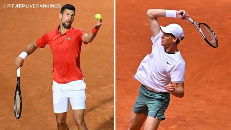 Sinner tranh số 1 với Djokovic, định đoạt ở Roland Garros (Bảng xếp hạng tennis 27/5) - 1