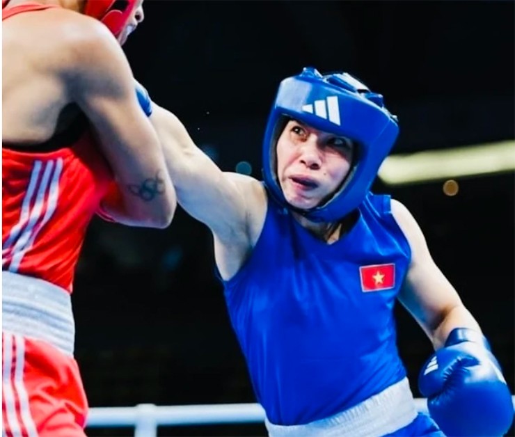 Ngoạn mục "mẹ 2 con” Hà Thị Linh giành vé Boxing dự Olympic Paris 2024 - 2