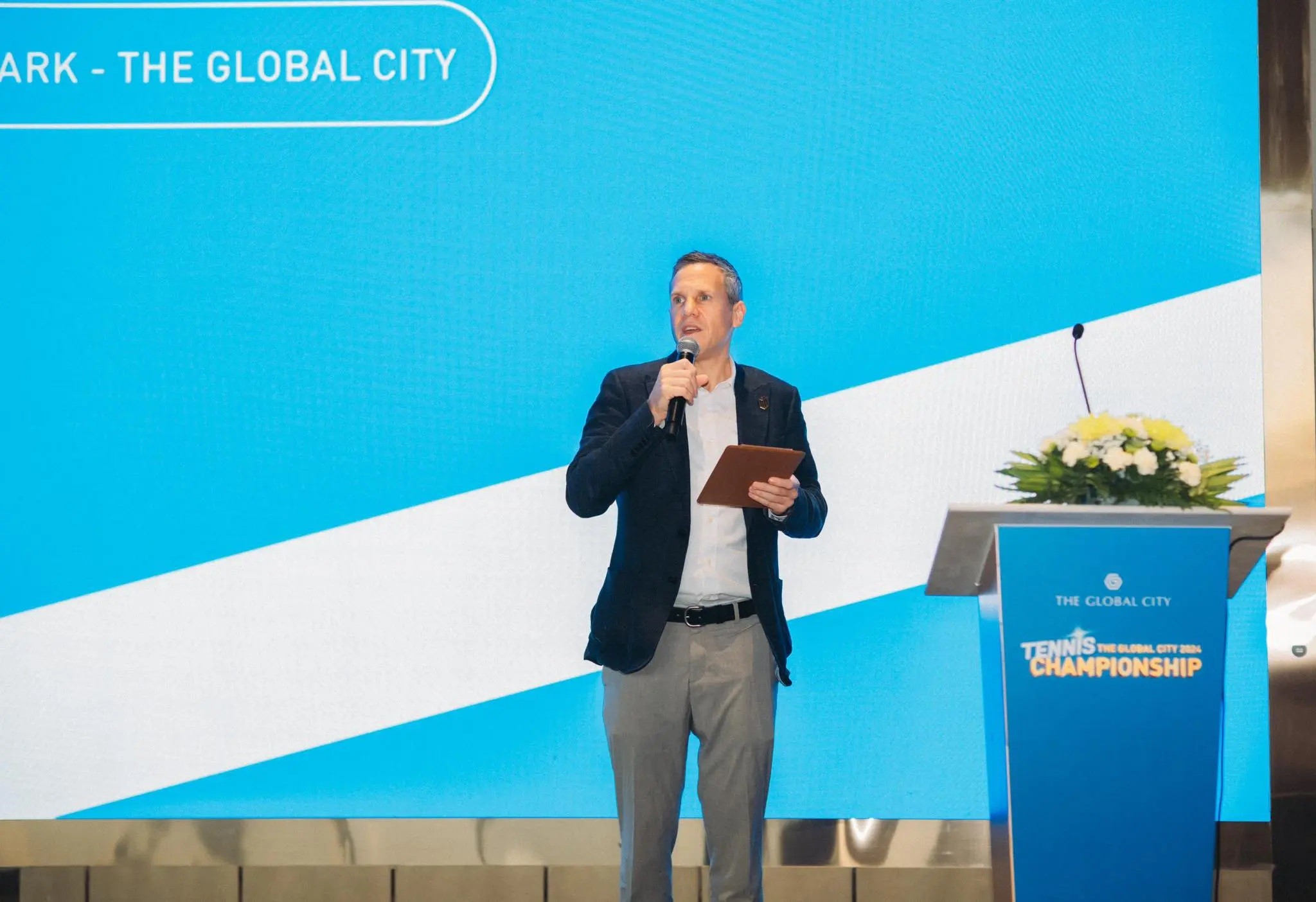 Giải Vô địch quần vợt The Global City 2024 thu hút nhiều tài năng trẻ - 1