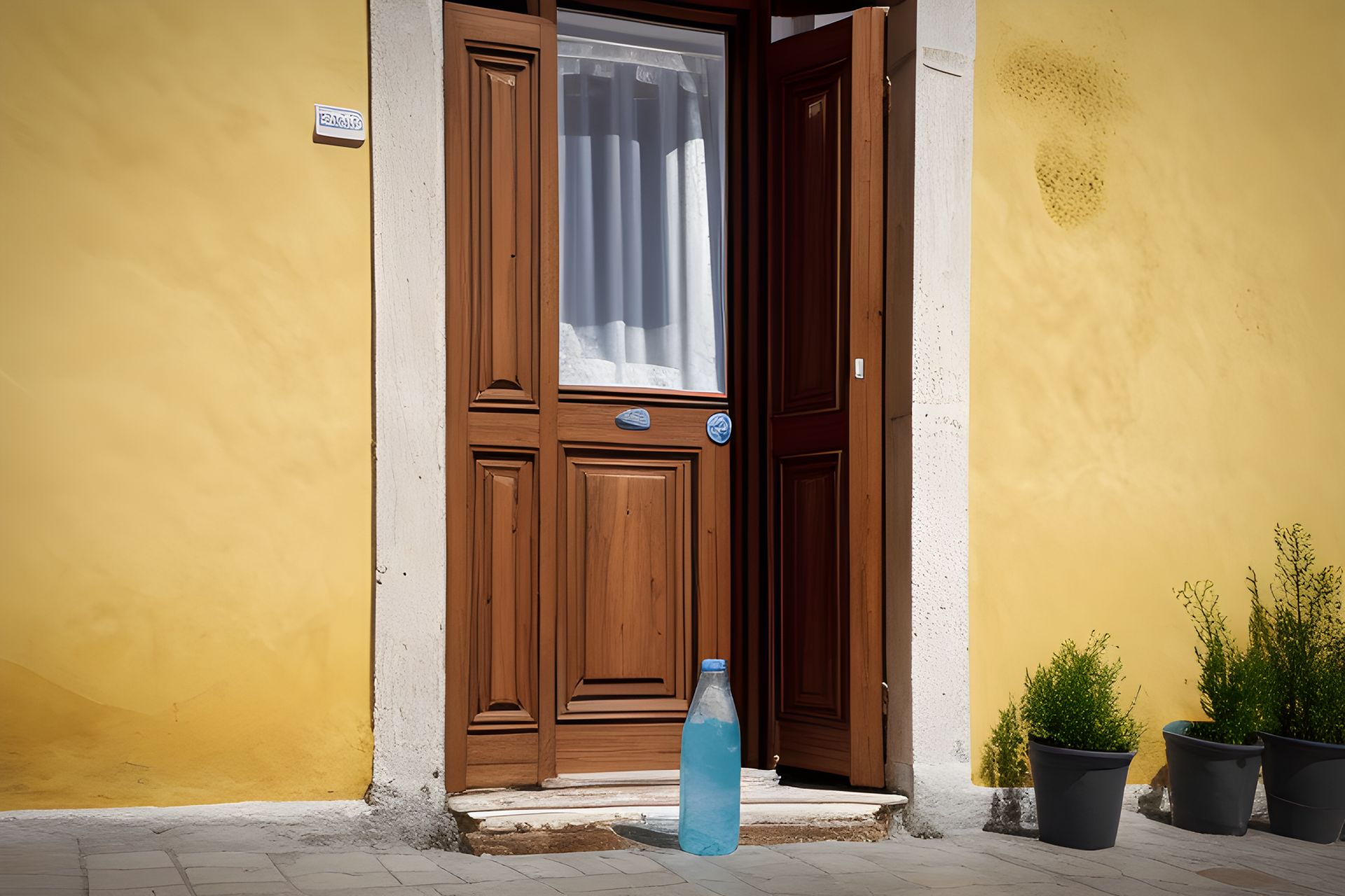 Bí ẩn đằng sau những chai nước đầy ắp trên đường phố Ý - 1