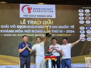 Đánh bại hơn 200 golfer, Âu Văn Sơn vô địch giải golf Khánh Hòa