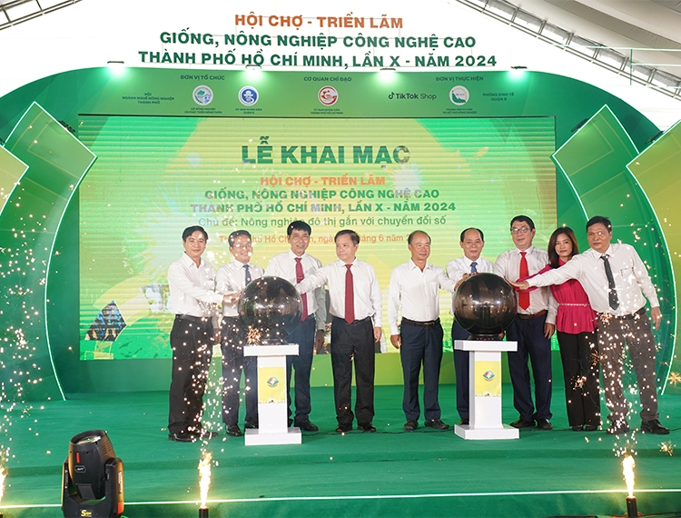 TP.HCM khai mạc Hội chợ triển lãm nông nghiệp công nghệ cao