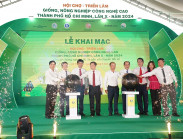TP.HCM khai mạc Hội chợ triển lãm nông nghiệp công nghệ cao