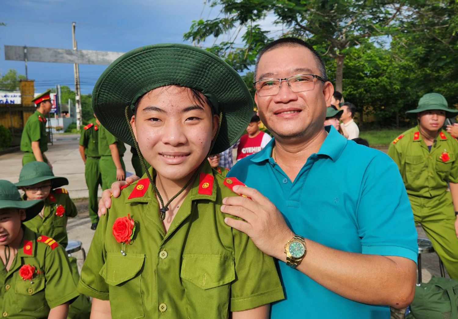 77 chiến sĩ nhí trải nghiệm học kỳ công an - 4