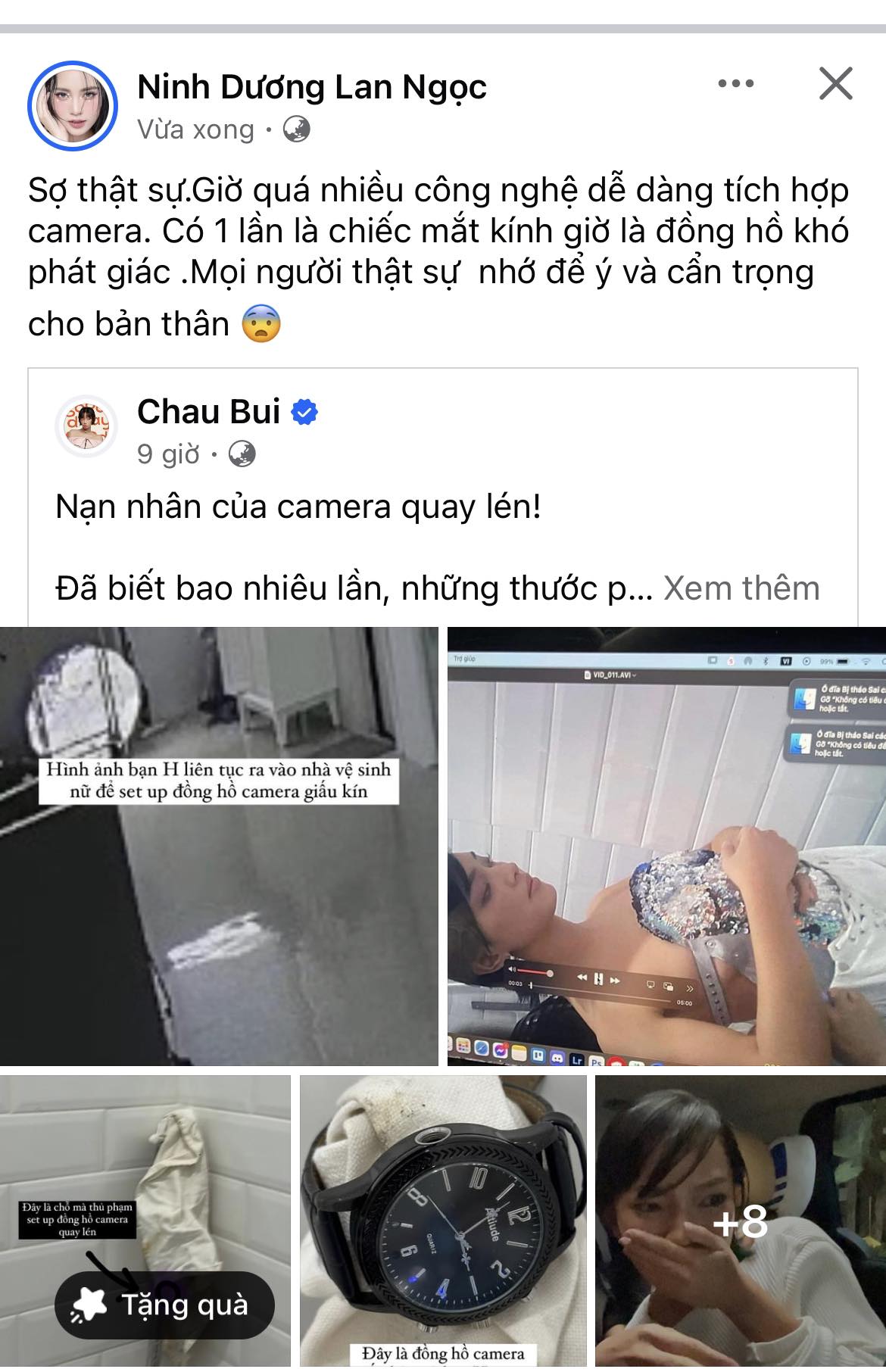 Ninh Dương Lan Ngọc cùng loạt sao Việt lên tiếng phẫn nộ vụ Châu Bùi bị camera quay lén đang thay đồ - 1