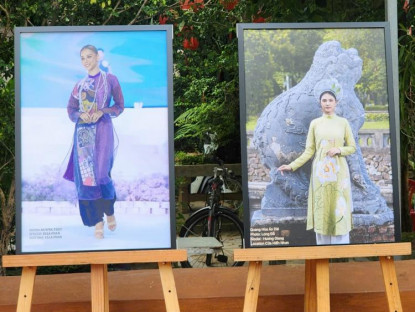 Lễ hội - Về Kim Long xem triển lãm ảnh áo dài