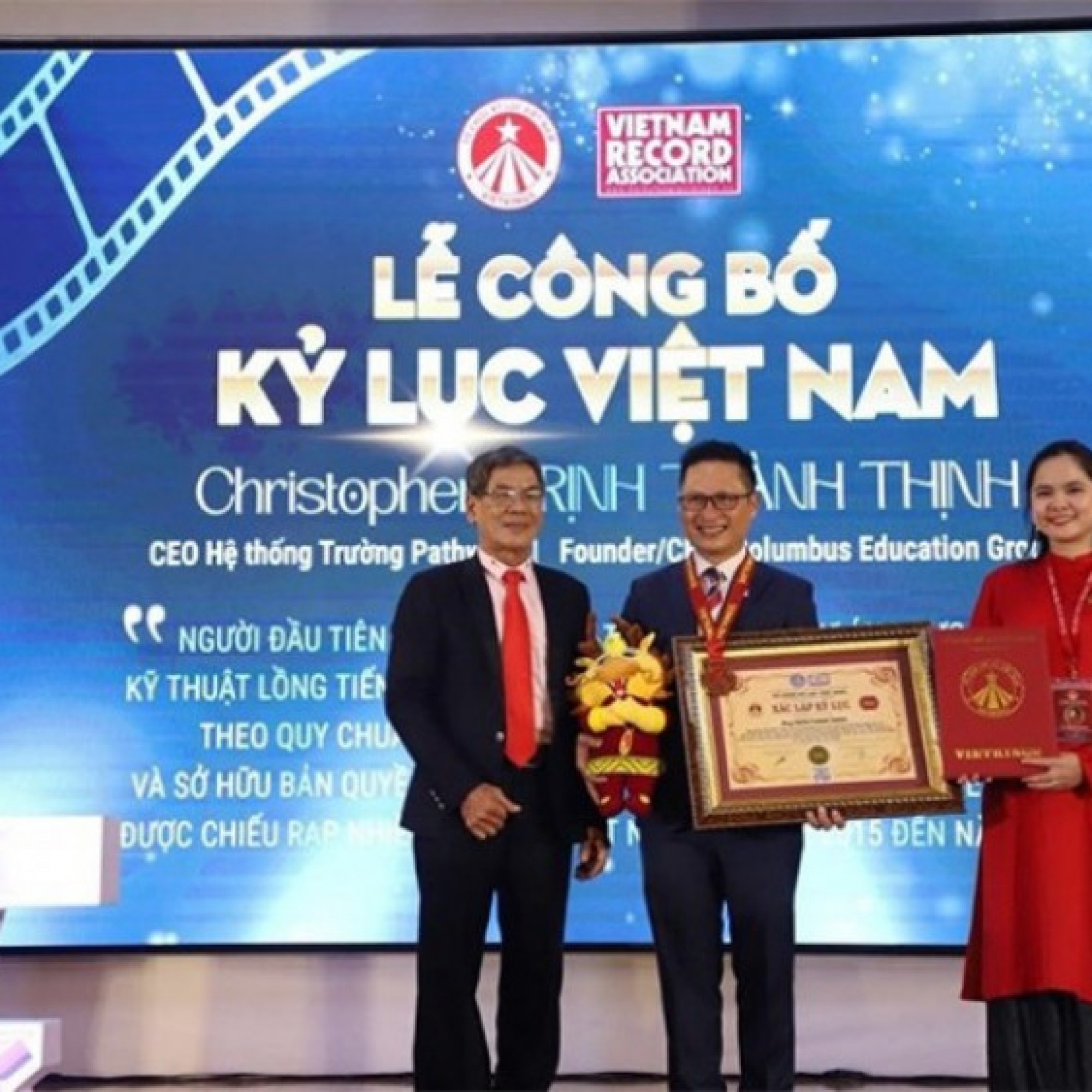  - Ông Trịnh Thành Thịnh xác lập kỷ lục Sở hữu Bản quyền Phim hoạt hình lồng Tiếng Việt theo chuẩn Hollywood
