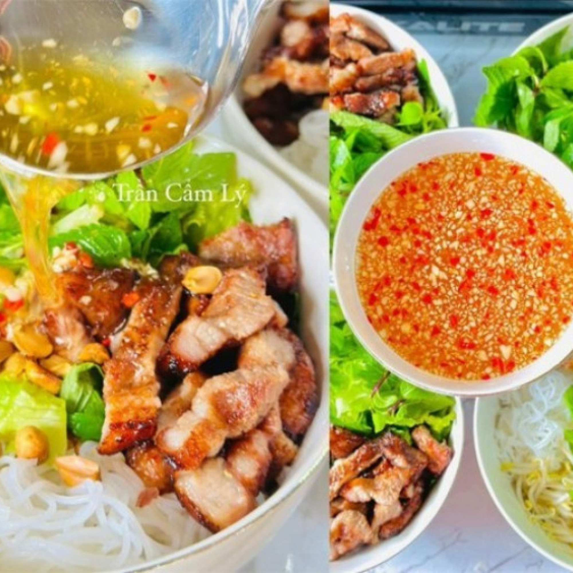 Ẩm thực Việt Nam - Cách làm bún trộn thịt nướng cực ngon, rất hợp với thời tiết nắng nóng