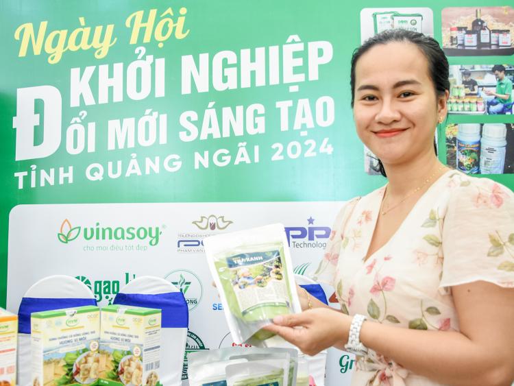 Nhiều sản phẩm công nghệ độc đáo trong ngày hội khởi nghiệp ở Quảng Ngãi