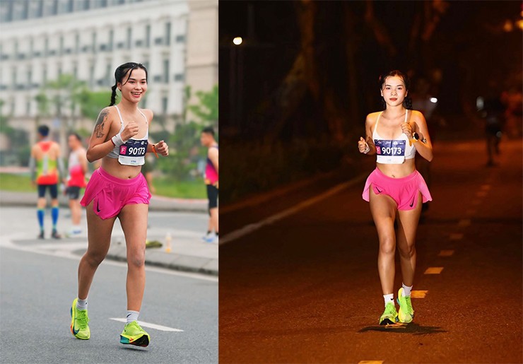 Hot girl Vy Phan chạy giữa “rừng” runner nam, Thu Hiền 1 tháng dự 3 giải từ Bắc vào Nam - 4