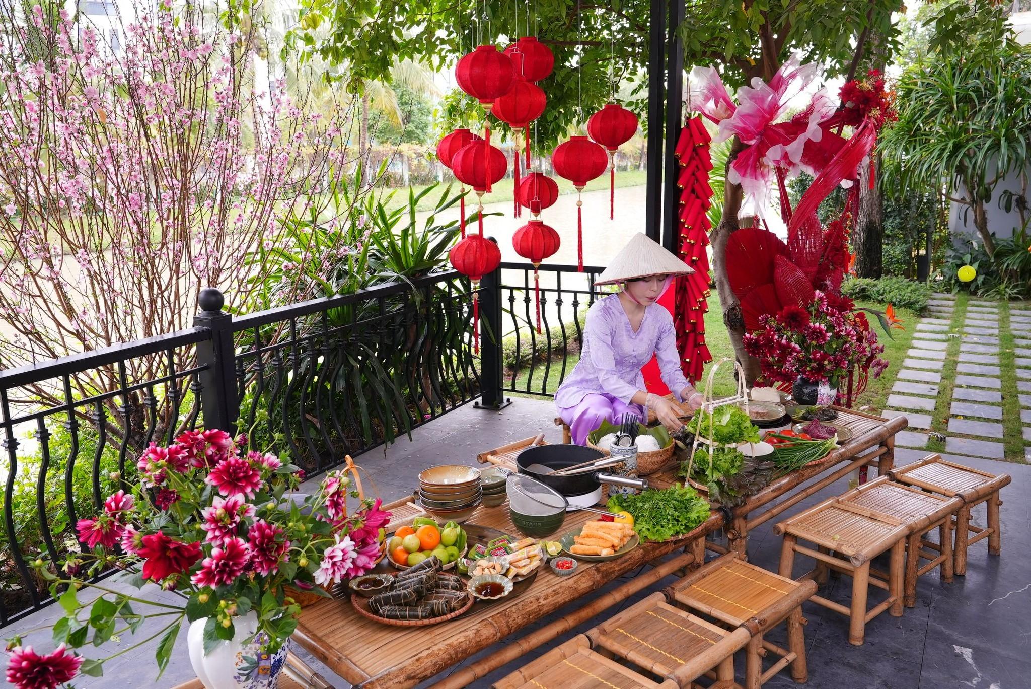 Gian bếp triệu view của nàng Á hậu gây sốt - 1