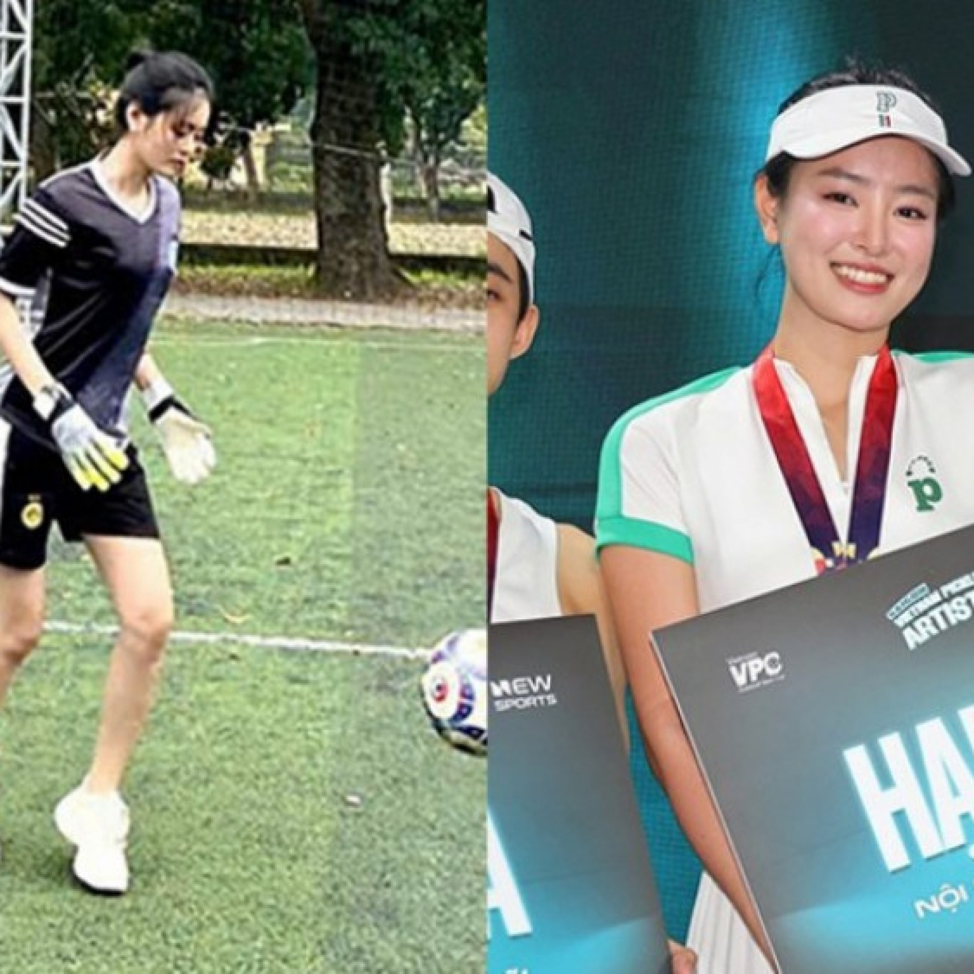  - Á hậu Bùi Khánh Linh giành giải cao môn pickleball nhờ từng làm...thủ môn