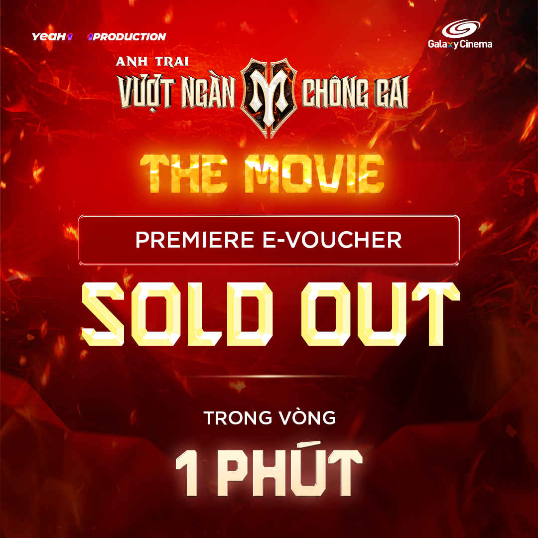 Phim điện ảnh 'Concert Anh Trai Vượt Ngàn Chông Gai' bán sạch vé premiere trong vòng 1 phút - 1