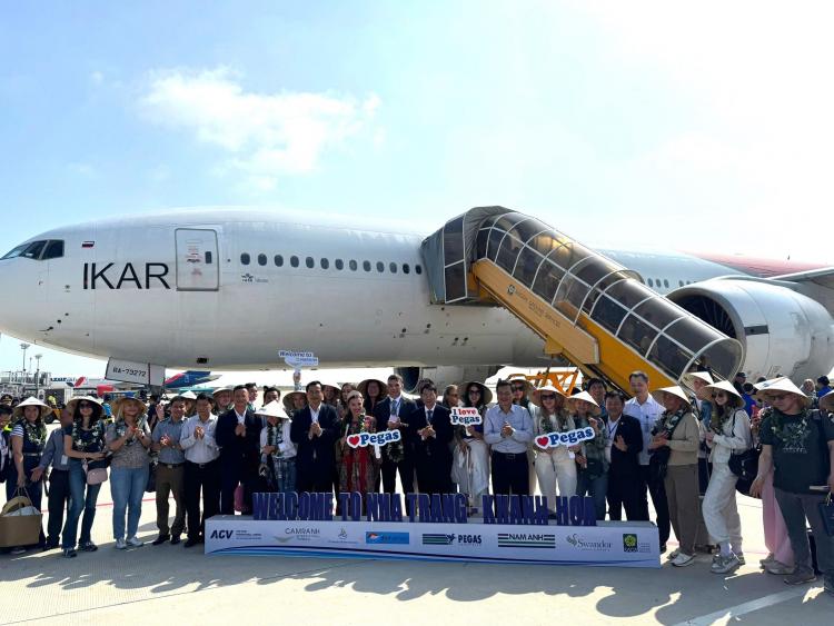 Khánh Hòa đón chuyến bay đầu tiên từ Khabarovsk