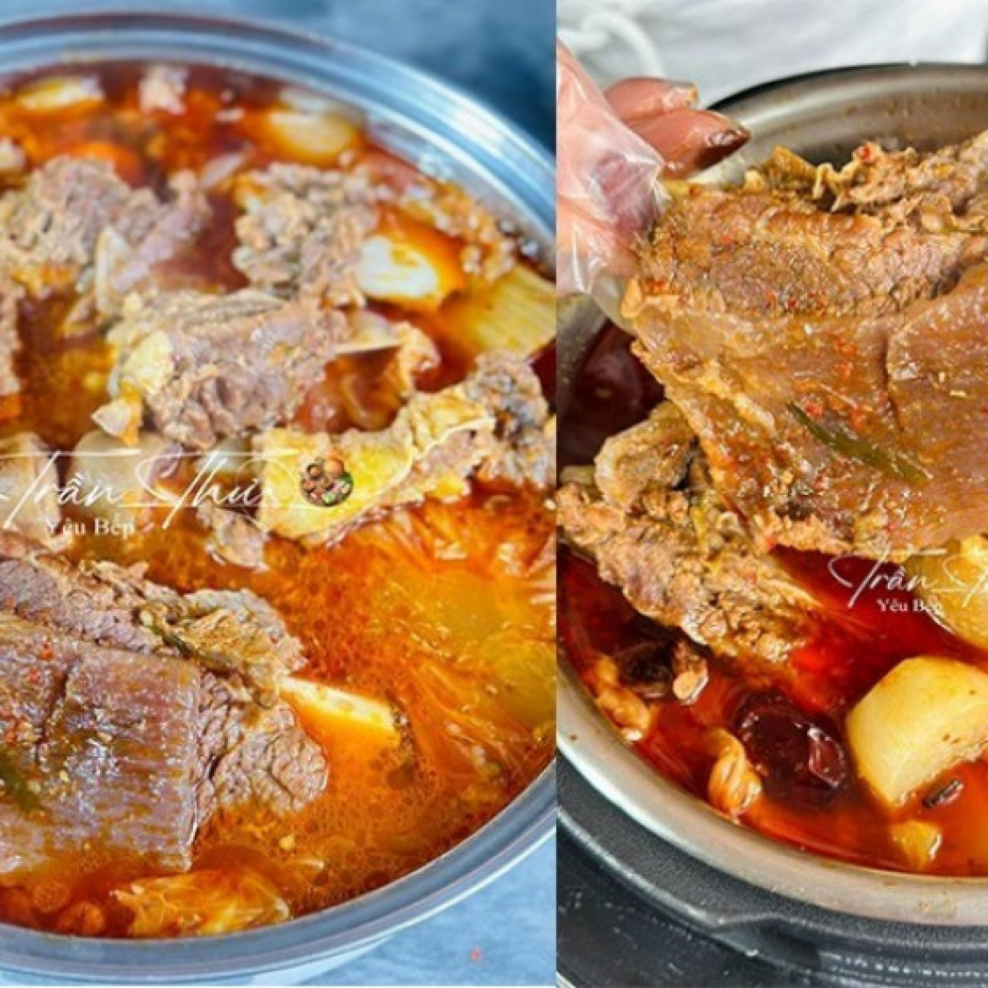  - Bí quyết nấu lẩu sườn bò kim chi thơm ngon chuẩn vị