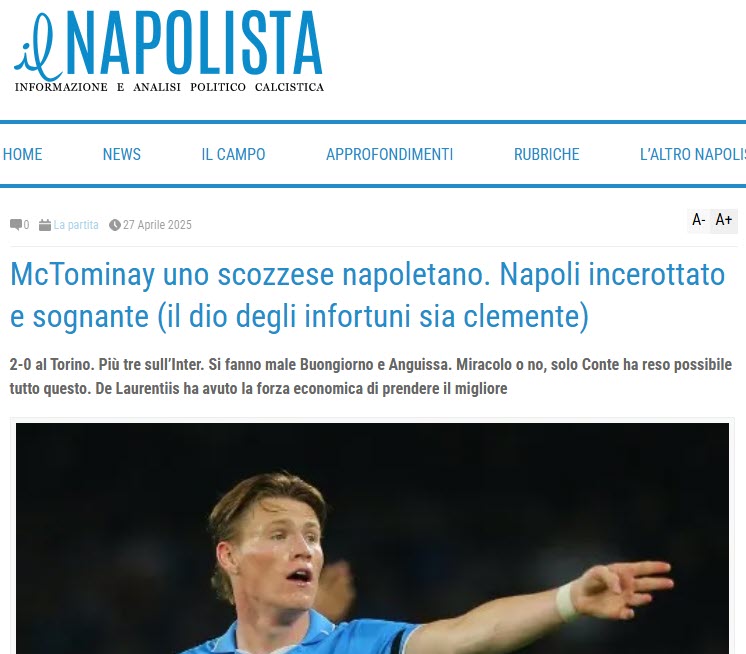 McTominay, "chuyên gia mở nắp chai" và giấc mộng vô địch Serie A đến gần - 2