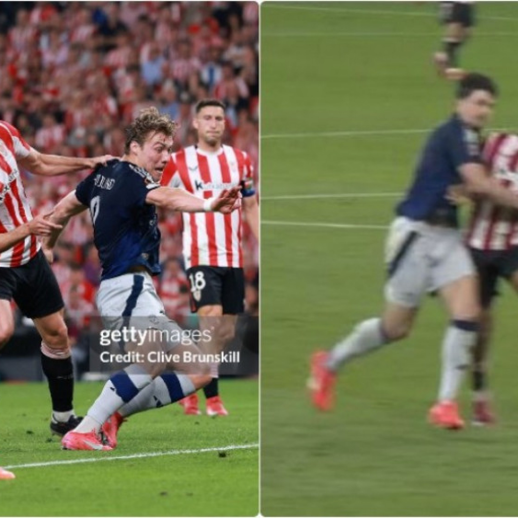  - Tranh cãi MU hưởng lợi từ trọng tài: Maguire thoát thẻ đỏ, fan Bilbao bức xúc