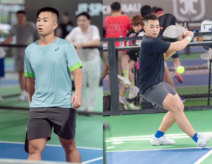 “Hoàng tử xiếc”, hot girl bóng chuyền chăm chỉ tập luyện, chuẩn bị tranh tài giải pickleball YBA 2025 - 5